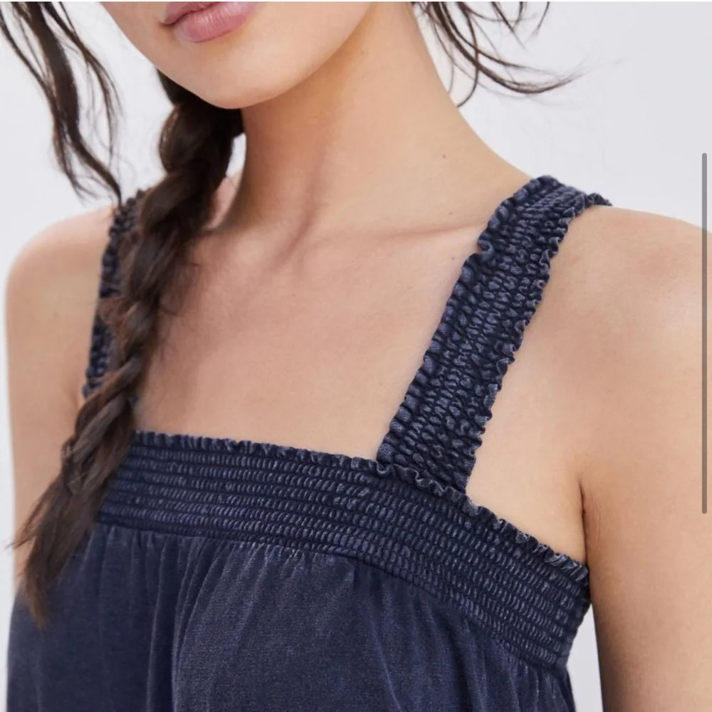 *Anthropologie Pilcro Smocked Tank